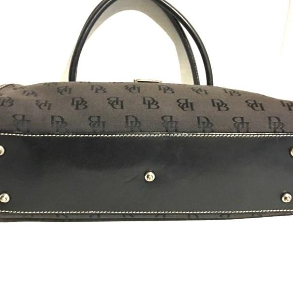 Dooney & Bourke DB signature print canvas Black and Brown Women's Bag - Picture 6 of 8
